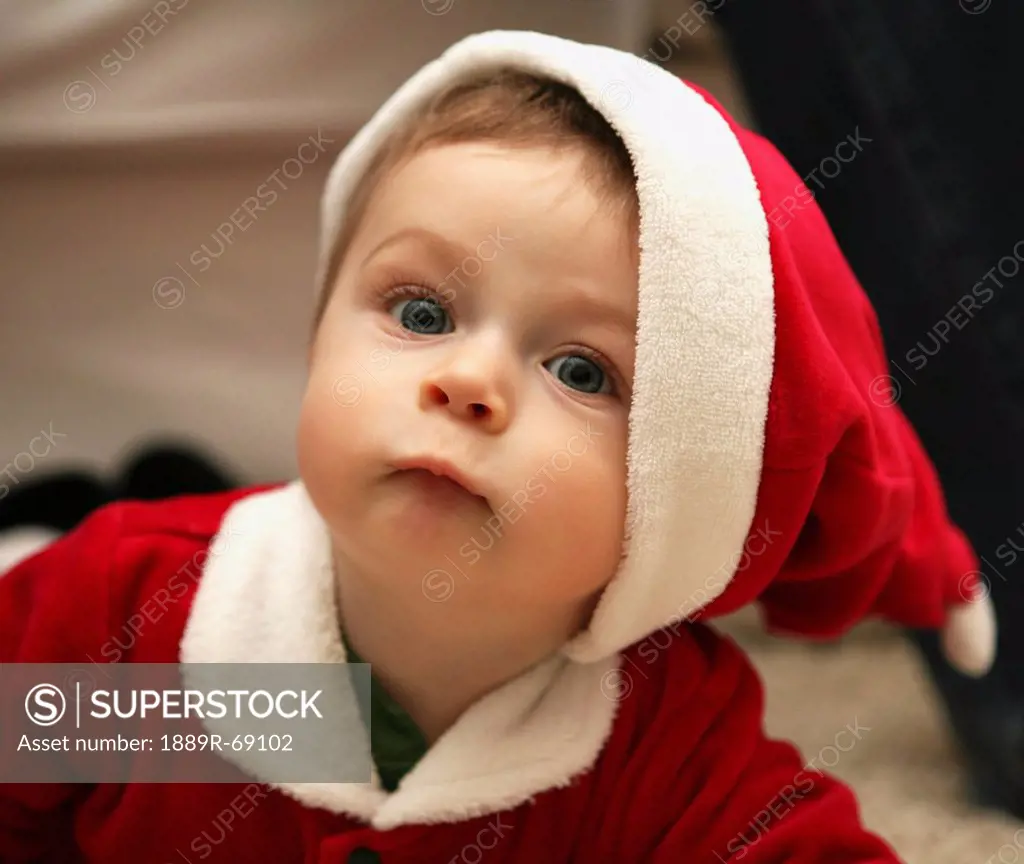 a young boy in a christmas costume, langley british columbia canada