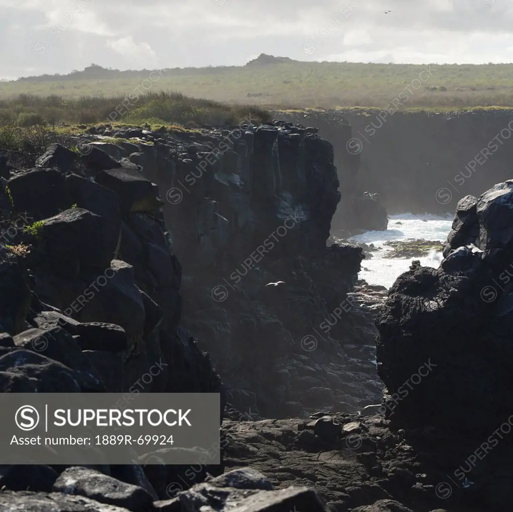 coast of espanola island, galapagos, equador