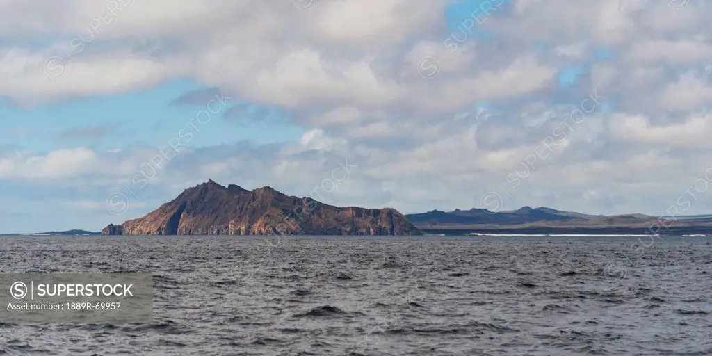 view of the islands over the pacific ocean, san cristobal island, galapagos, equador