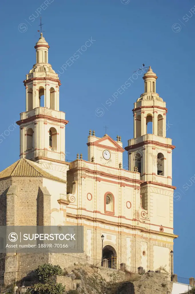 iglesia parroquial nuestra senora de la encarnacion constructed in 1822, olvera cadiz andalusia spain