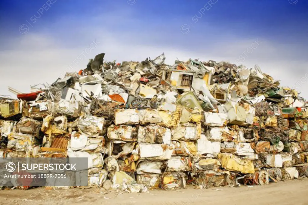 A compacted garbage heap