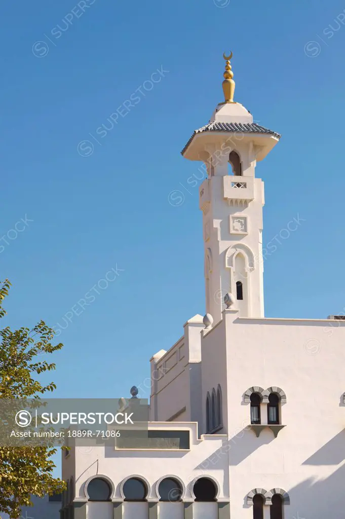 the mosque mezquita de fuengirola, fuengirola malaga province costa del sol spain