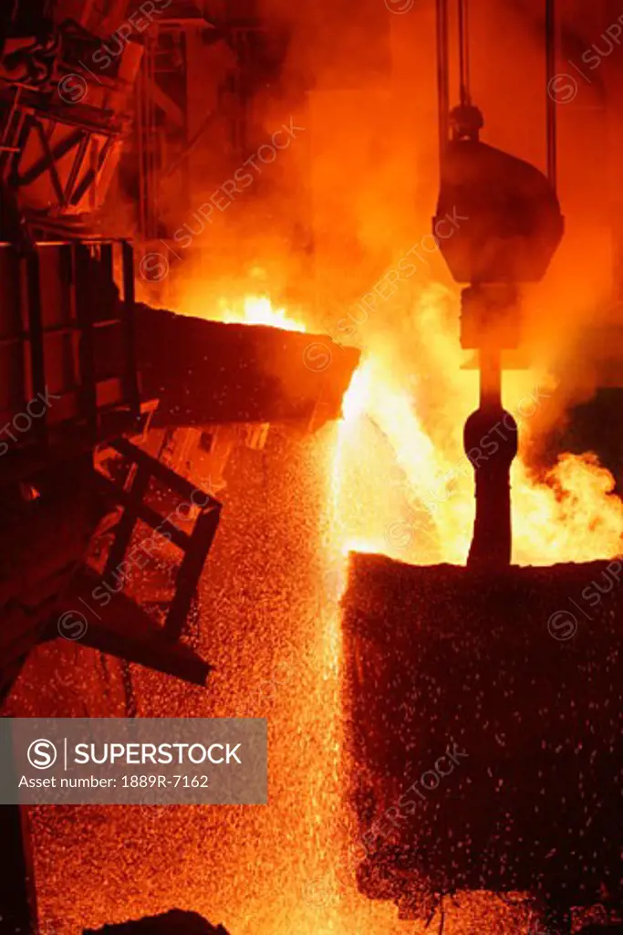 Molten steel factory