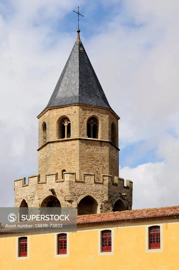 15th century saint martins bell tower, soreze tarn midi_pyrennes france