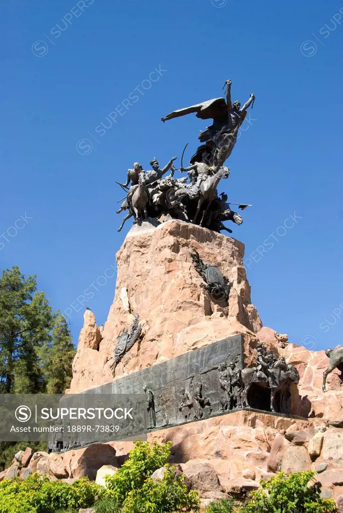 The Monument At Cerro De La Gloria, Mendoza Argentina