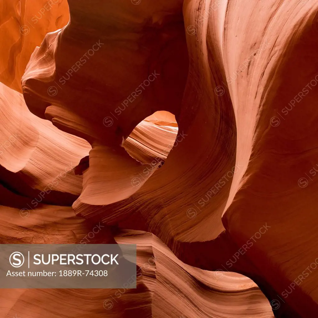 Patterns In The Smooth Sandstone, Arizona United States Of America