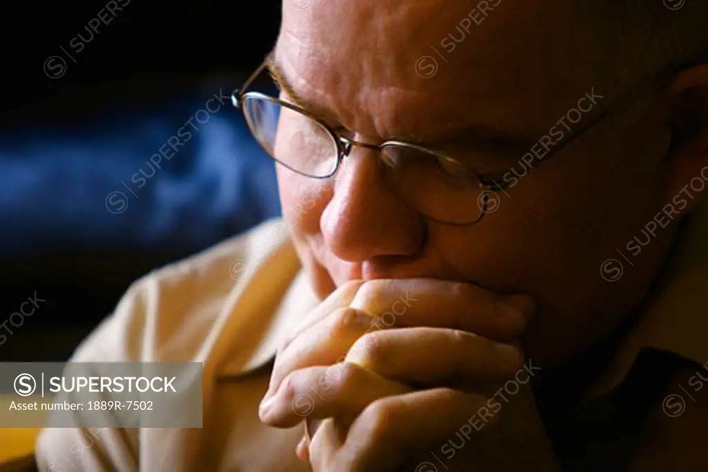 A man deep in thought