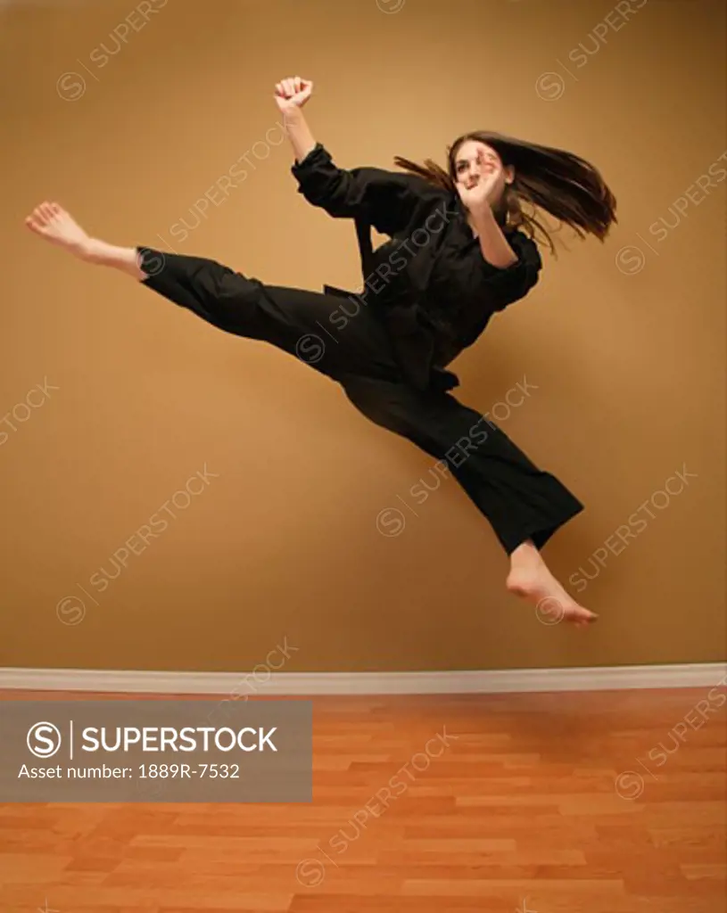 A jump kick
