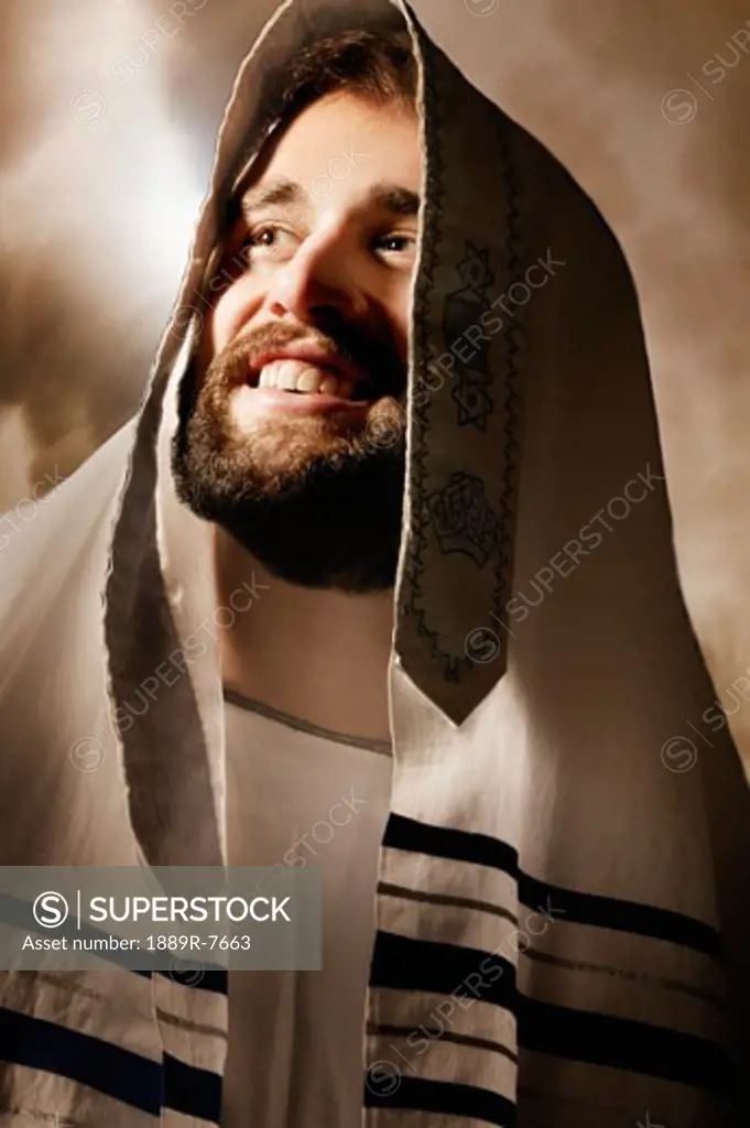 Jesus with a prayer shawl