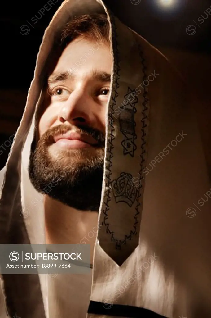 Jesus with a prayer shawl