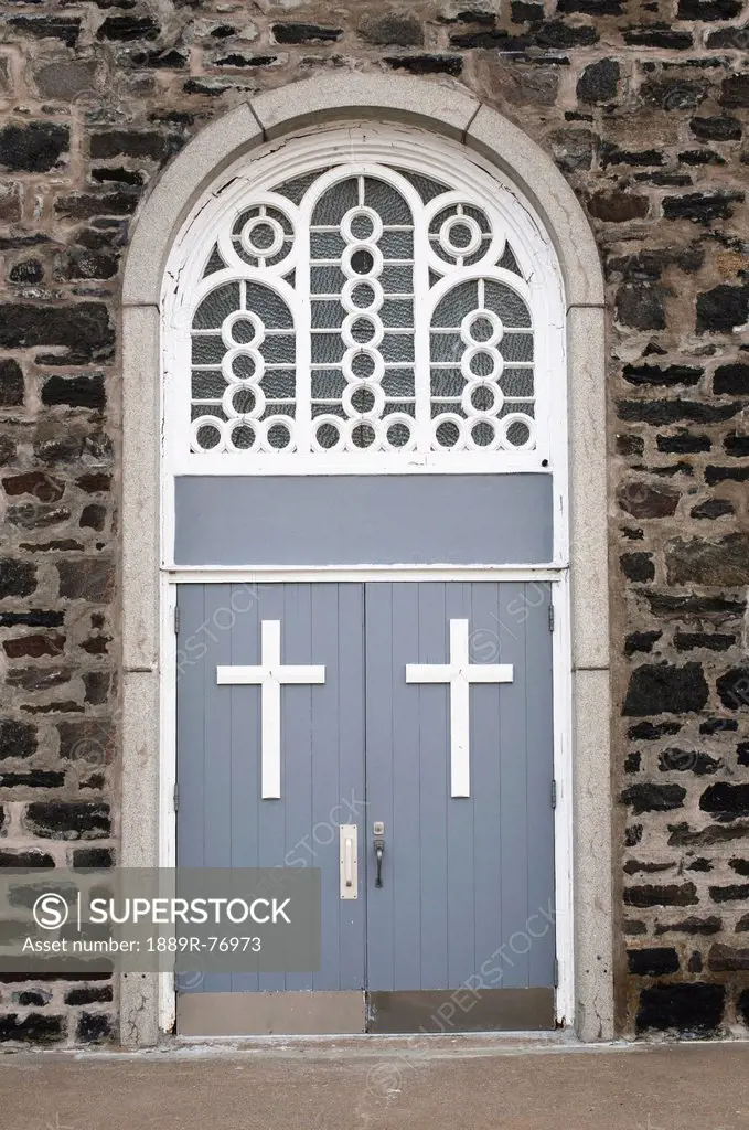 Church Doors, St. Etienne_Des_Gres Quebec Canada