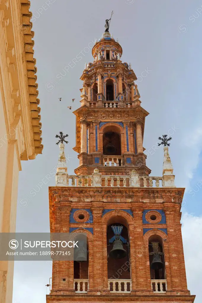 Tower of church of san pedro, carmona seville province spain