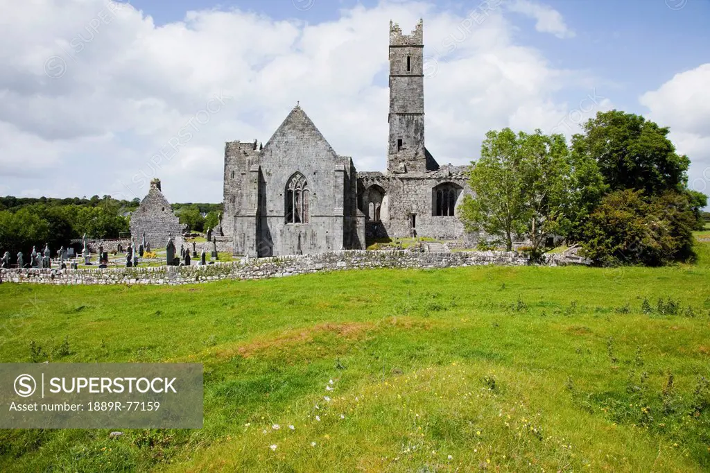 Quin Friary And Cemetery, County Clare Ireland