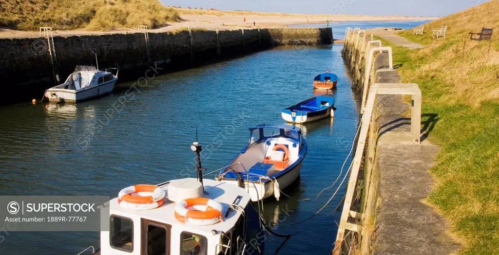 Buoys on the roof of a boat, seaton sluice northumberland england