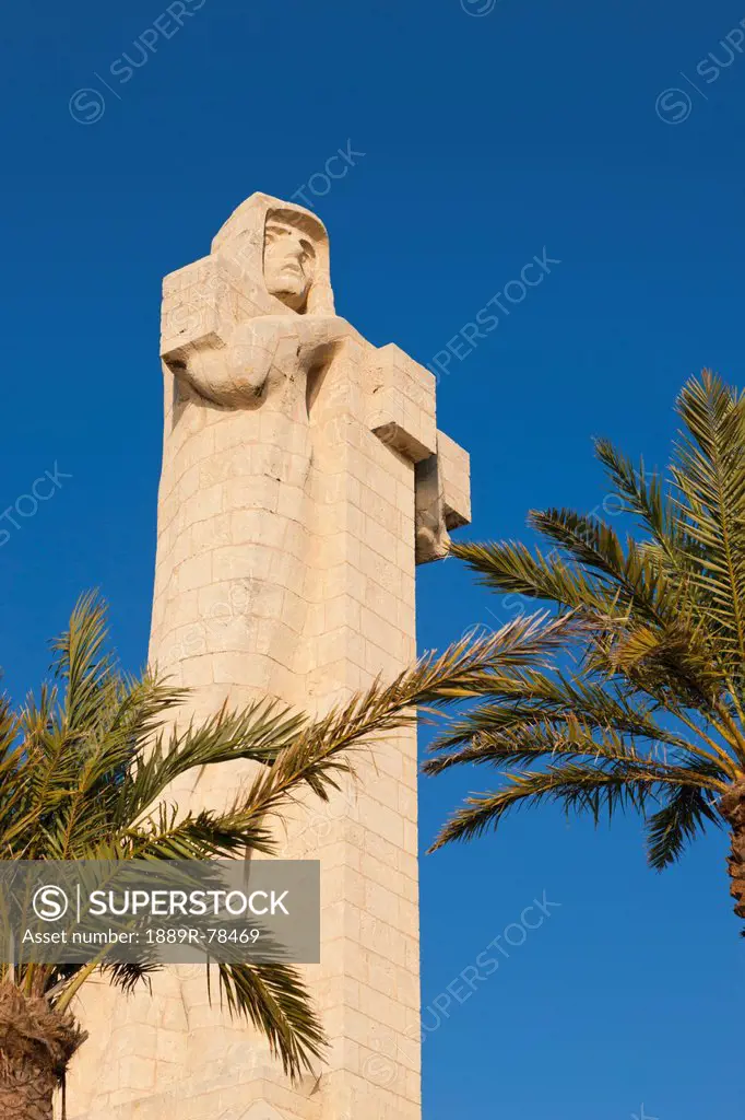 Columbus monument sculpted by gertrude v. whitney at punta del sebo near huelva, huelva province andalusia spain
