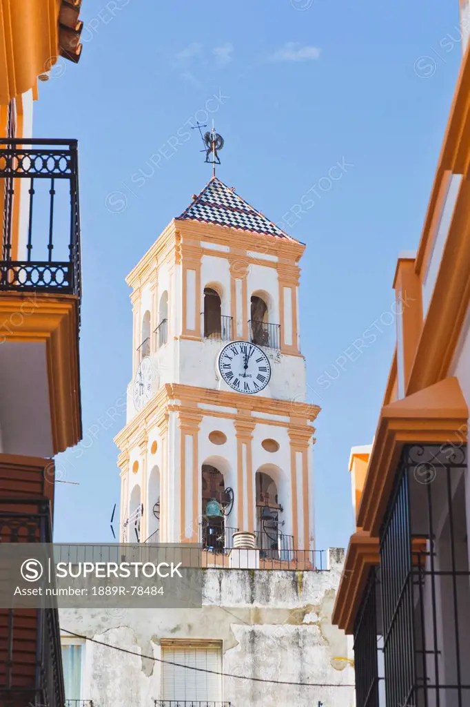 Steeple Of Nuestra Senor De La Encarnacion Church, Marbella Malaga Province Costa Del Sol Spain