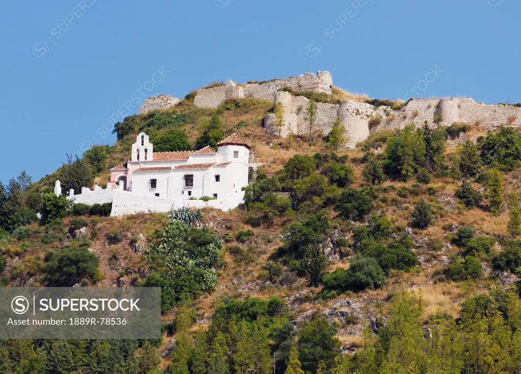 Hermitage Of Our Lady Of The Remedies And The Castle, Cartama Malaga Province Spain