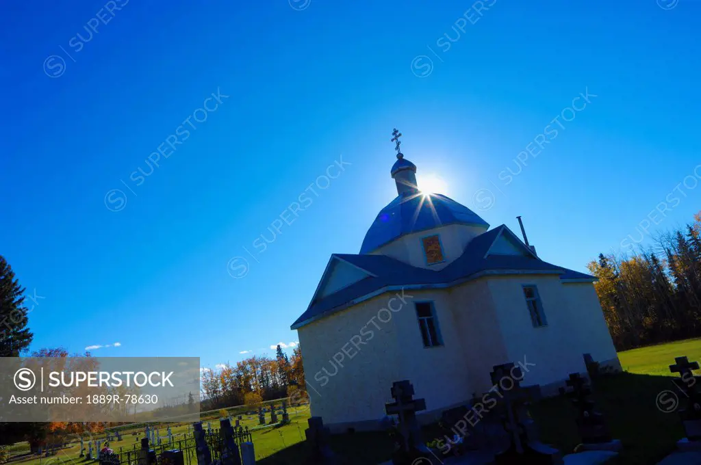 A russian orthodox church and cemetery, wildwood alberta canada