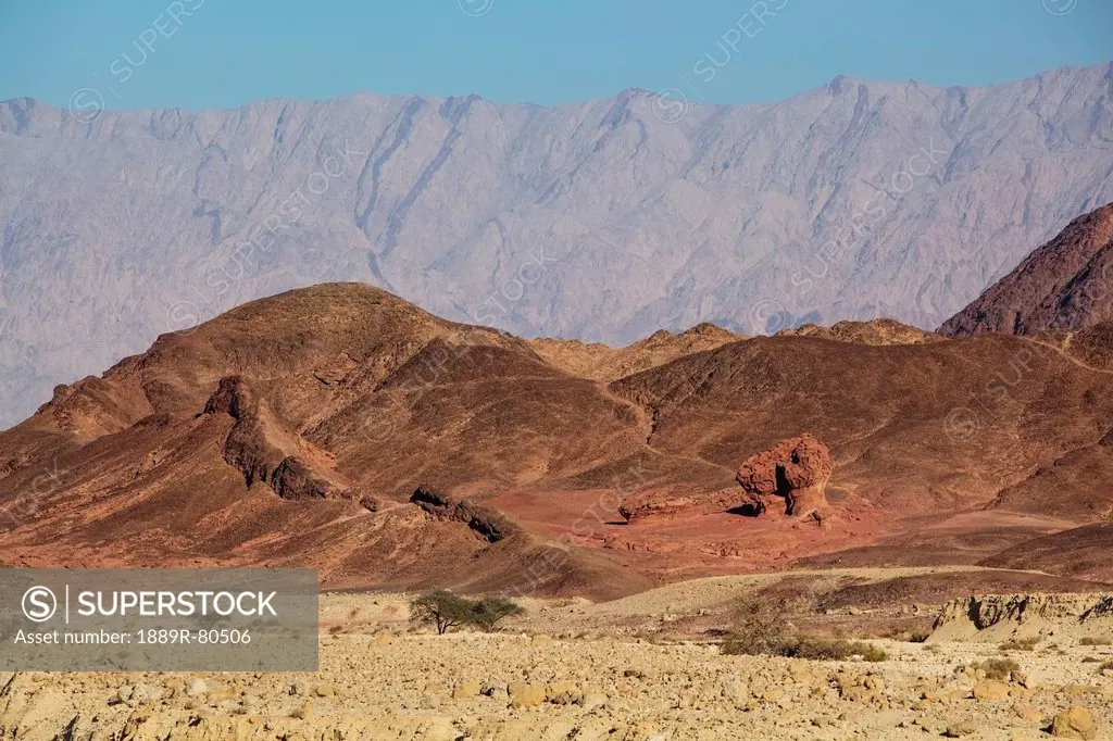 Mountains and rock formation in the timna valley, timna park arabah israel