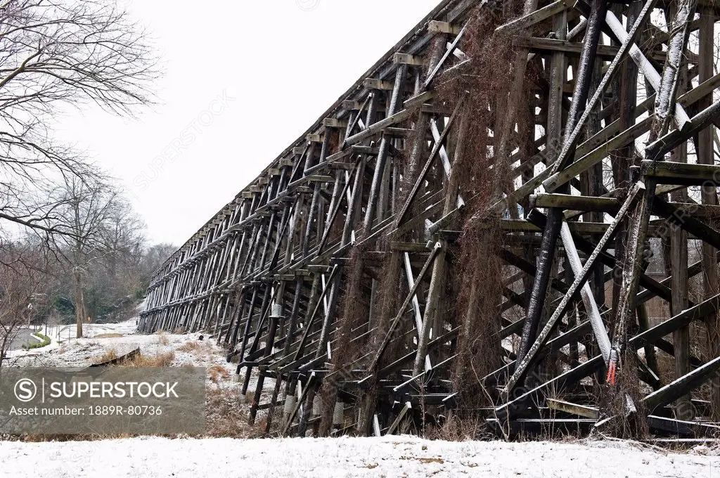 Railroad trestle, tuscaloosa alabama united states of america