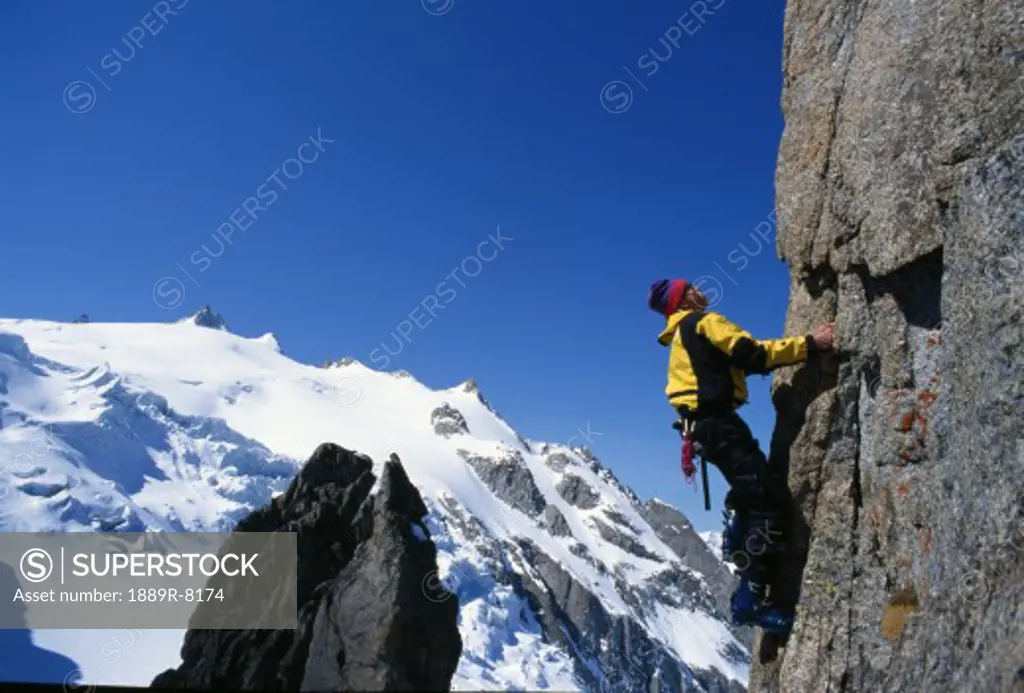 Alpine climber, Swiss Alps