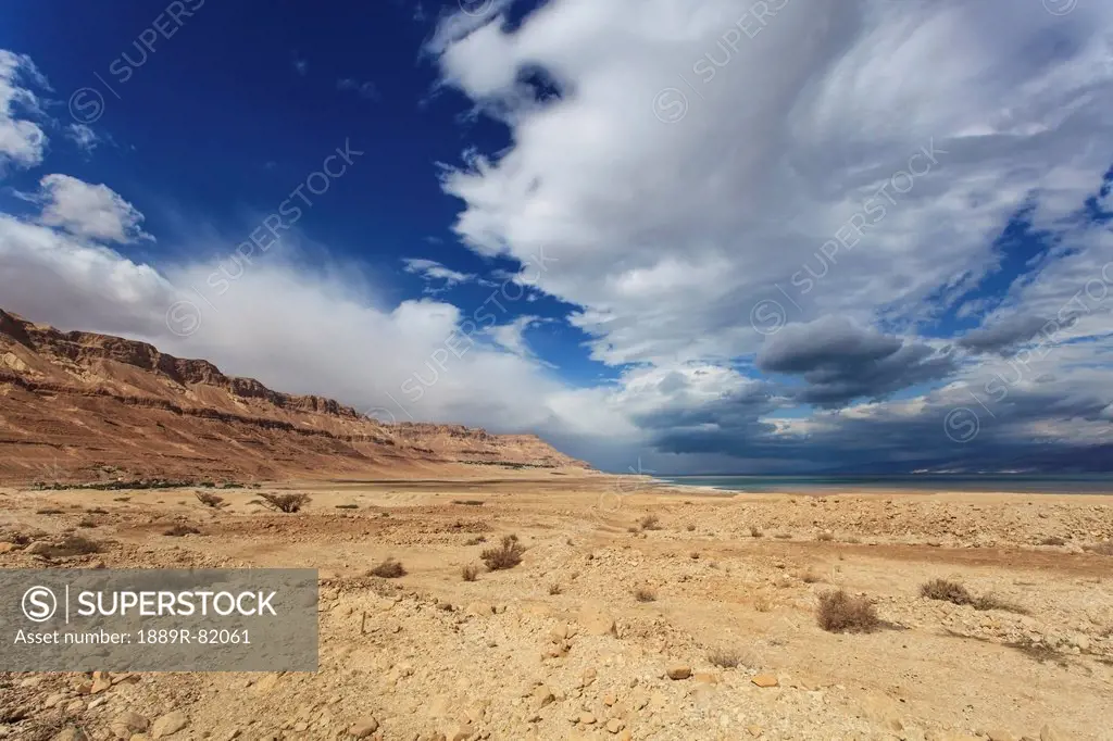 Arid landscape, jordan valley israel