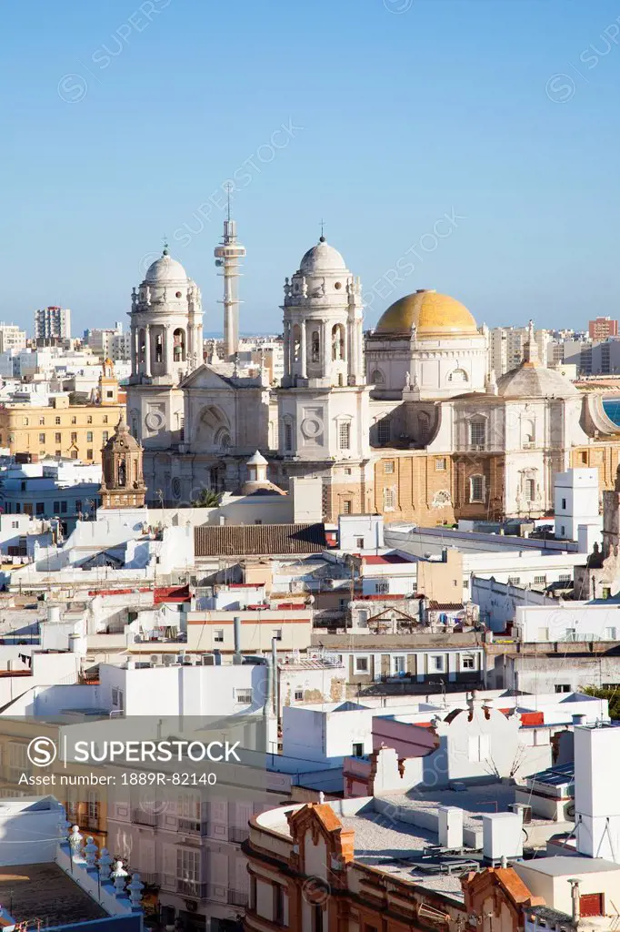 The cathedral of cadiz, cadiz, andalusia, spain