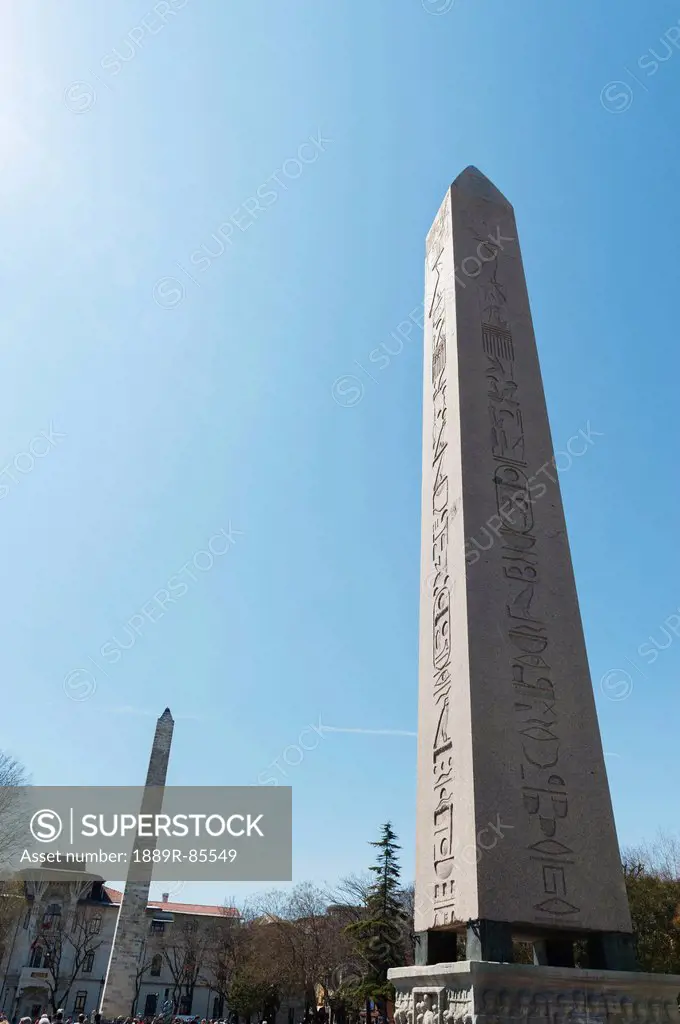 Obelisk Of Theodosius Against A Blue Sky, Istanbul Turkey