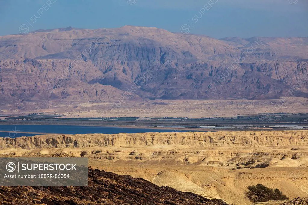Landscape Of Jordan Valley And The Dead Sea, Israel