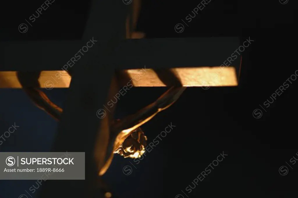 Low angle view of Crucifix