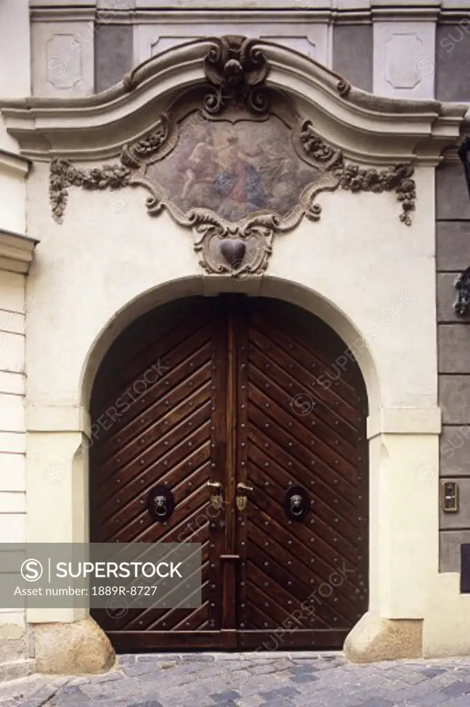 Doorway, Prague, Czech Republic