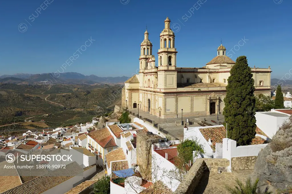 Parish of our lady of the incarnation;Olvera cadiz andalucia spain
