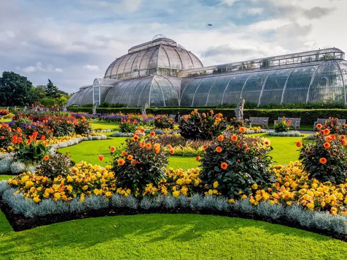 Palm House in Kew Gardens; London, England
