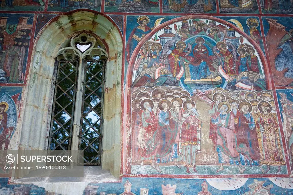 Humor Monastery, UNESCO World Heritage Site, Gura Humorului, Bucovina, Romania, Europe