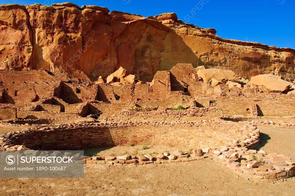 Pueblo Bonito Chaco Culture National Historical Park scenery, New Mexico, United States of America, North America