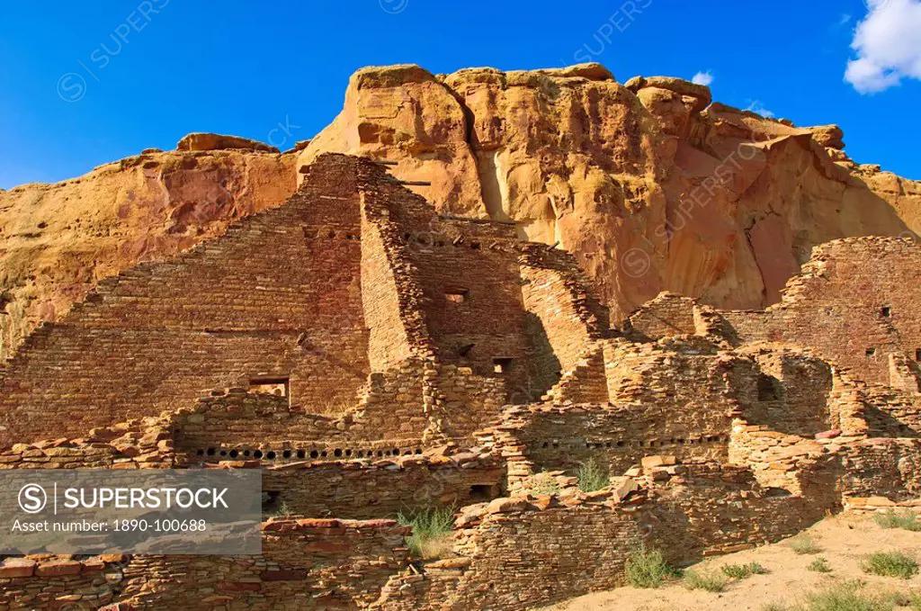 Pueblo Bonito Chaco Culture National Historical Park scenery, New Mexico, United States of America, North America
