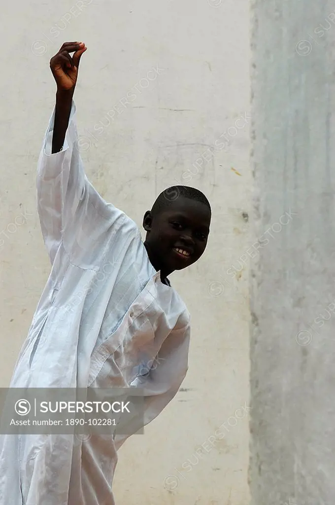 Muslim boy, Dakar, Senegal, West Africa, Africa