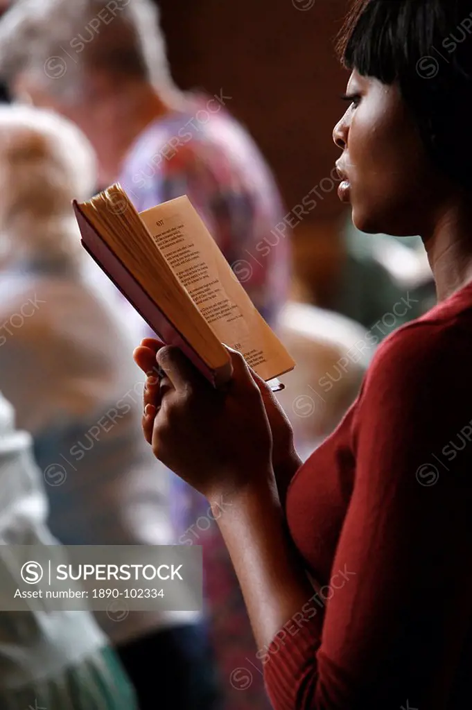 Sunday service in a Reformed church, London, England, United Kingdom, Europe