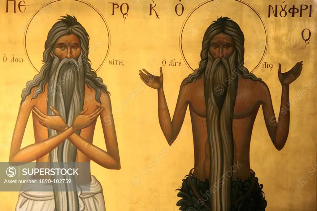 Ascetic saint, Thessaloniki, Macedonia, Greece, Europe