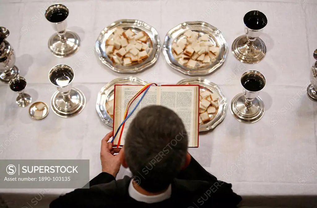 Protestant Eucharist, Paris, Ile de France, France, Europe