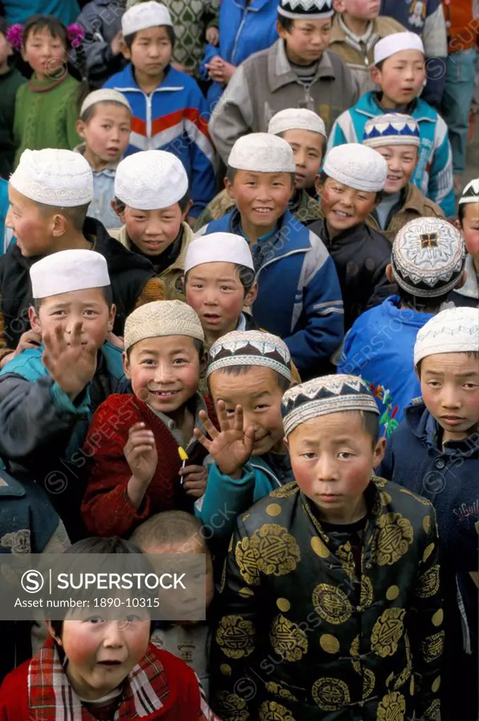 Strong Muslim or Hui presence, Gansu province, China, Asia