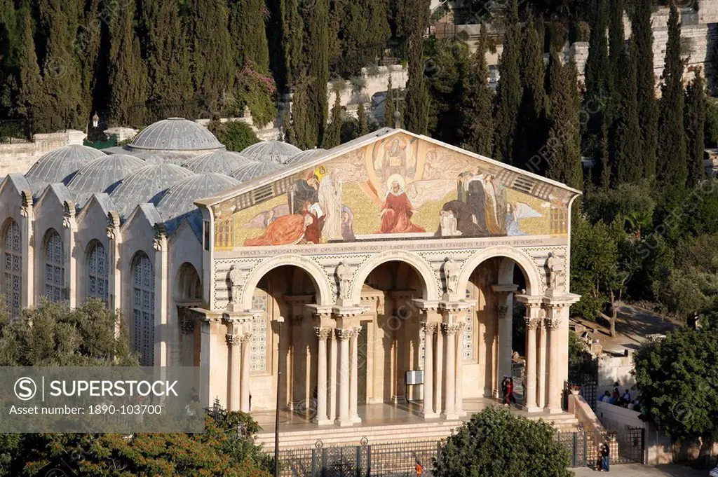 Church of All Nations, Mount of Olives, Jerusalem, Israel, Middle East