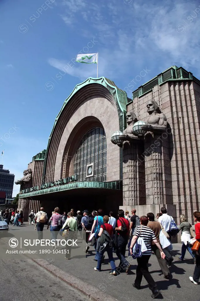 Central Railway Station, Rautatientori Metro Station, Helsinki, Finland, Scandinavia, Europe