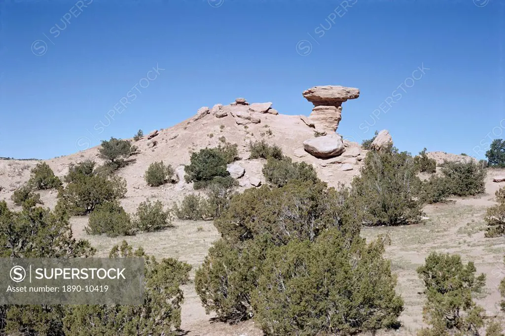 Camel Rock, near Santa Fe, New Mexico, United States of America U.S.A., North America