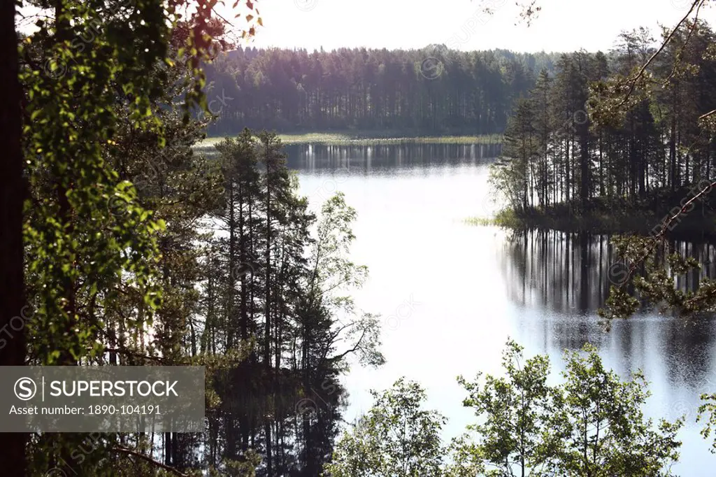 Lake Puruvesi, Punkaharju Nature Reserve, Saimaa Lake District, Savonia, Finland, Scandinavia, Europe