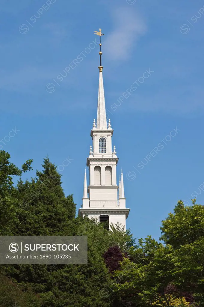Trinity Church dating from 1726 on Queen Anne Square, the oldest Episcopal parish in the state, designed by local builder Richard Munday in historic N...