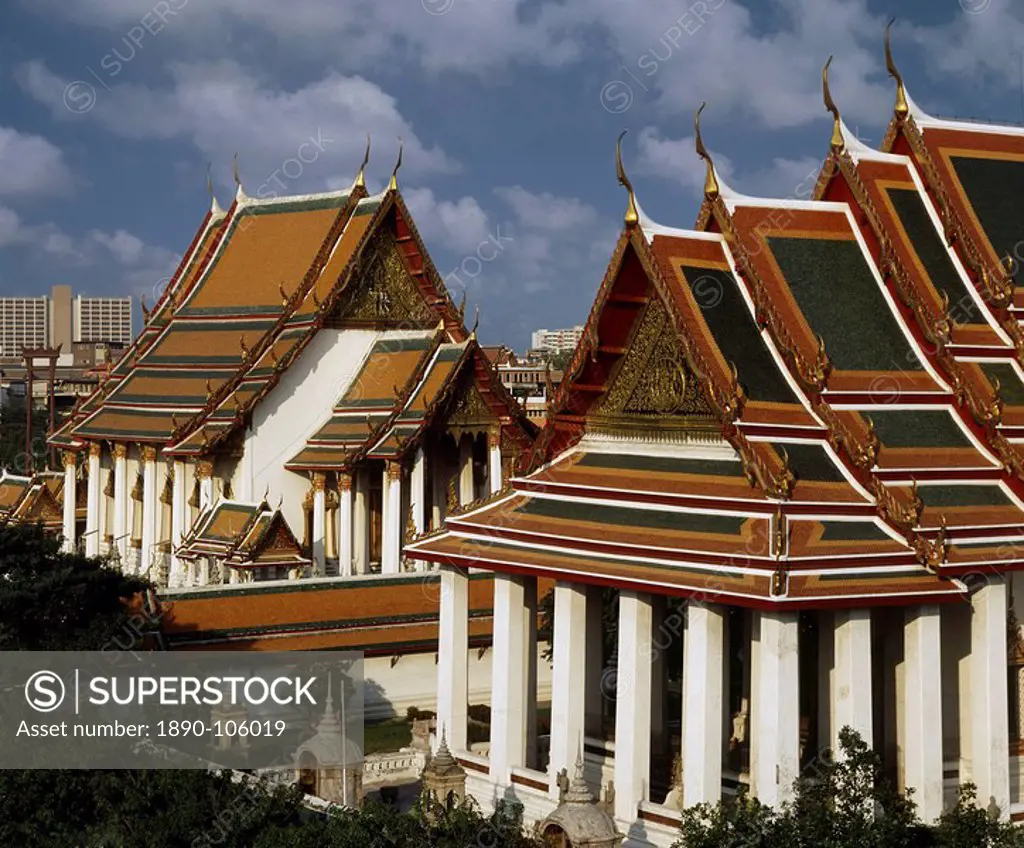 Wat Suthat, Bangkok, Thailand, Southeast Asia, Asia