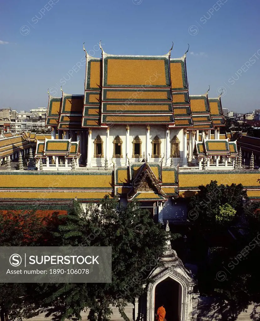 Wat Suthat, Bangkok, Thailand, Southeast Asia, Asia