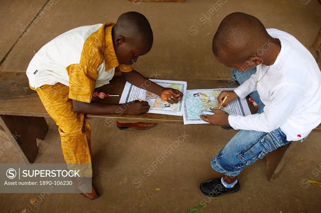 Sunday school, Lome, Togo, West Africa, Africa