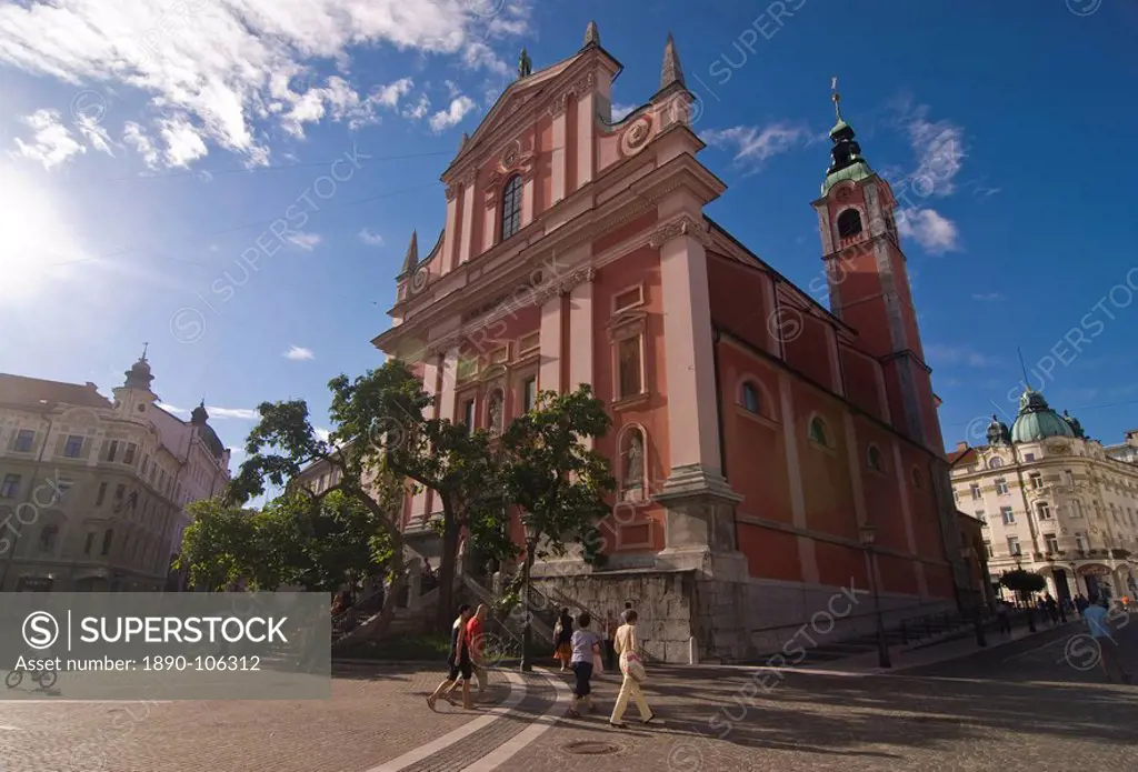 Franciscan Church of the Annunciation, Ljubljana, Slovenia, Europe